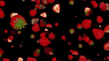 草莓视频素材,探寻甜蜜背后的故事