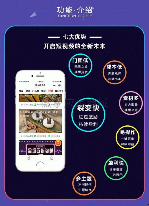 短视频小程序,轻松打造个性化内容，畅享指尖娱乐新体验